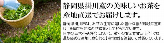 業務用・お得用のお茶（煎茶・緑茶・ほうじ茶・ティーバッグ・粉末茶） 深蒸し掛川茶一筋69年（新茶・静岡茶）の通販サイト【掛川茶 生活】美笠園産地直送センター