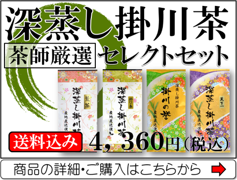 深蒸し掛川茶セレクトセット